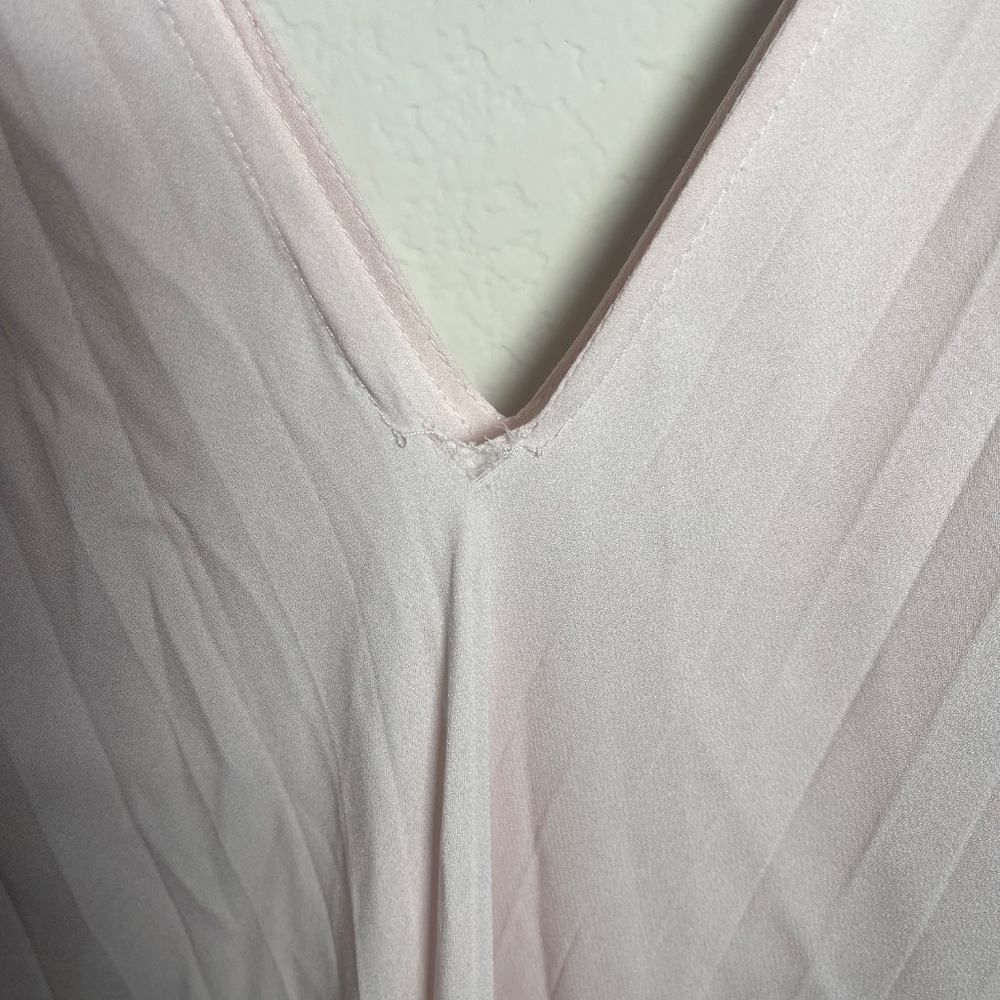 Tome Watercolor Pleated Two-Tier Dress Size S - Picture 15 of 15